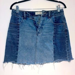 Pacsun Two Toned Denim Skirt